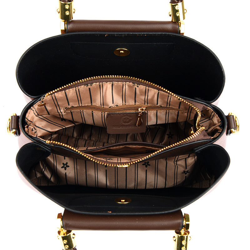 2025 New Fashion Handbag Single Shoulder Bag for Middle-aged Women, High-end Commuting Bag, Large Capacity Tote Bag for